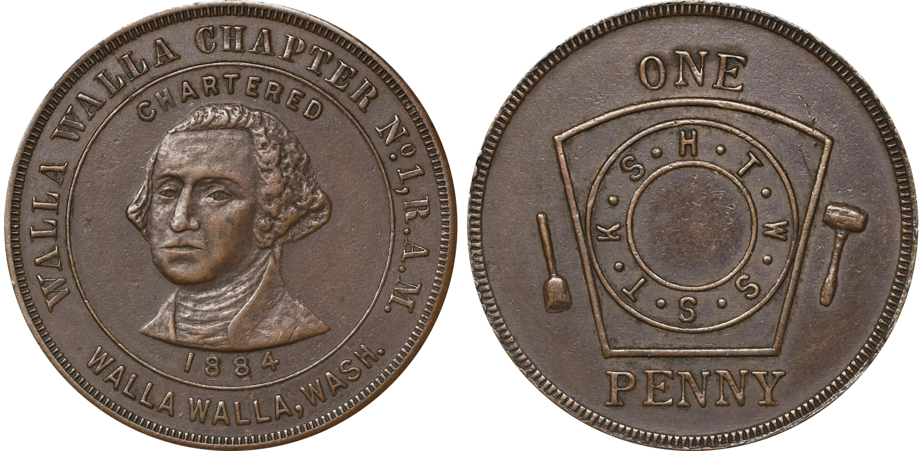 A collection of rare coins from Washington